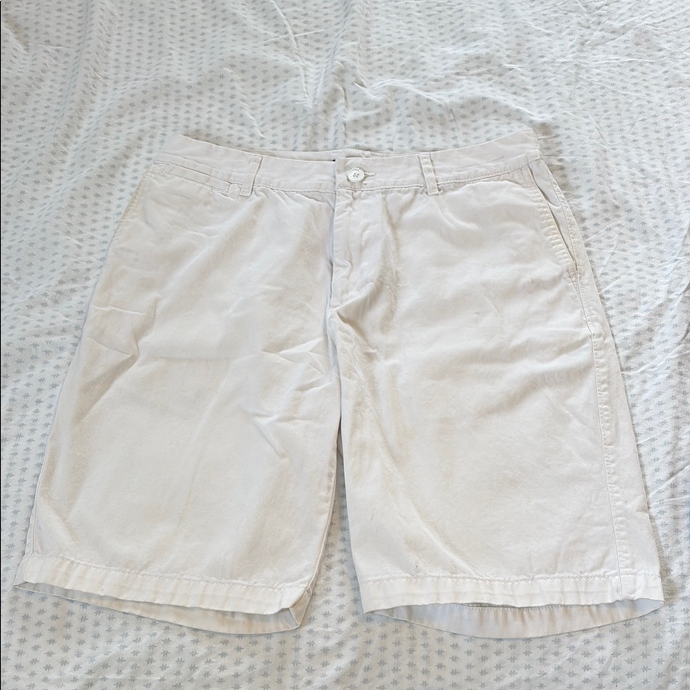 Classic White Men's Shorts